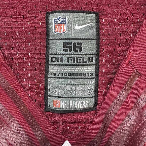 Sean Taylor Washington Redskins Stitched Jersey #21 Mens XXL(56) Nike On Field - Picture 8 of 10